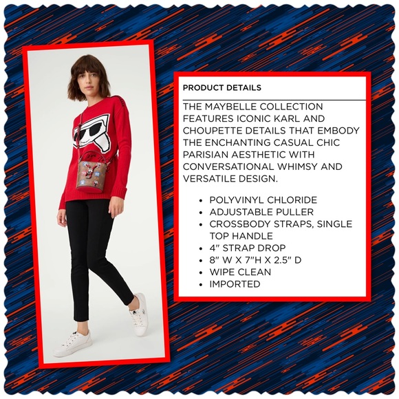 Karl Lagerfeld Paris “Maybelle” Collection Bucket Bag - Picture 3 of 11